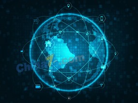 创意蓝色媒体地球矢量素材